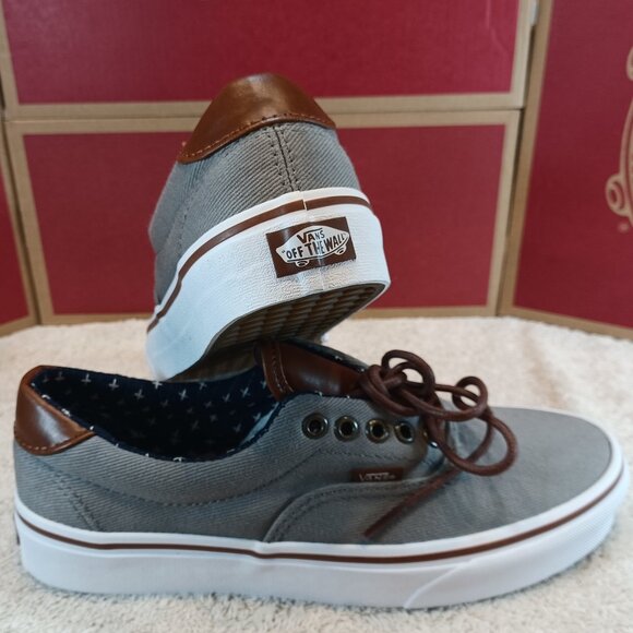 Vans Men's 7/Women's 8.5 Era 59 T&L Frost Gray/Plus VN000ZMSH0K - Picture 1 of 14